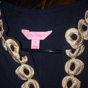 Lilly Pulitzer Navy Jane Shift